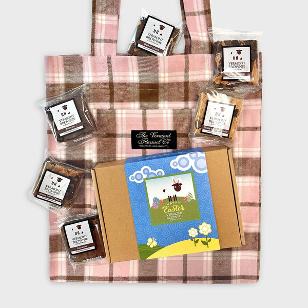 Happy Easter Brownie & Vermont Flannel Co. Gift Set
